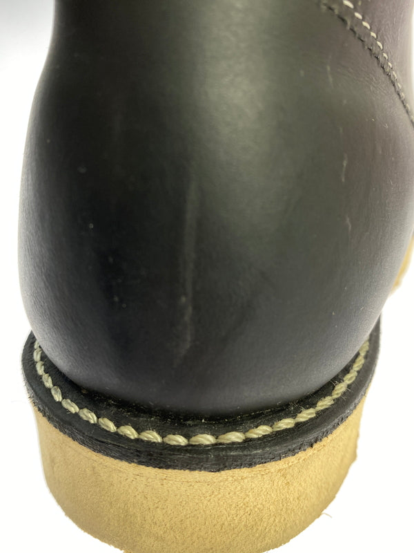 【中古品】【メンズ】 RED WING レッドウィング 6INCH CLASSIC PLAIN TOE 8165 6インチ クラシック プレーン トゥ 靴 シューズ 167-260827-hu-08-min カラー：ブラック 万代Net店