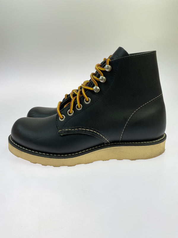 【中古品】【メンズ】 RED WING レッドウィング 6INCH CLASSIC PLAIN TOE 8165 6インチ クラシック プレーン トゥ 靴 シューズ 167-260827-hu-08-min カラー：ブラック 万代Net店