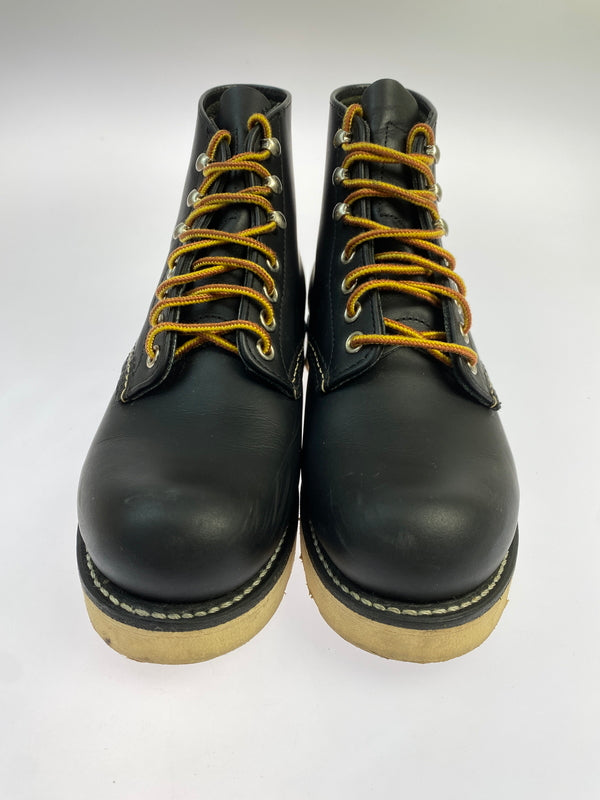【中古品】【メンズ】 RED WING レッドウィング 6INCH CLASSIC PLAIN TOE 8165 6インチ クラシック プレーン トゥ 靴 シューズ 167-260827-hu-08-min カラー：ブラック 万代Net店