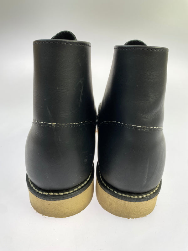 【中古品】【メンズ】 RED WING レッドウィング 6INCH CLASSIC PLAIN TOE 8165 6インチ クラシック プレーン トゥ 靴 シューズ 167-260827-hu-08-min カラー：ブラック 万代Net店