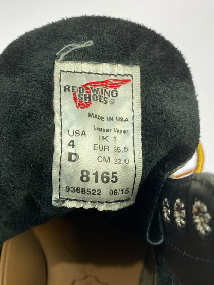 【中古品】【メンズ】 RED WING レッドウィング 6INCH CLASSIC PLAIN TOE 8165 6インチ クラシック プレーン トゥ 靴 シューズ 167-260827-hu-08-min カラー：ブラック 万代Net店