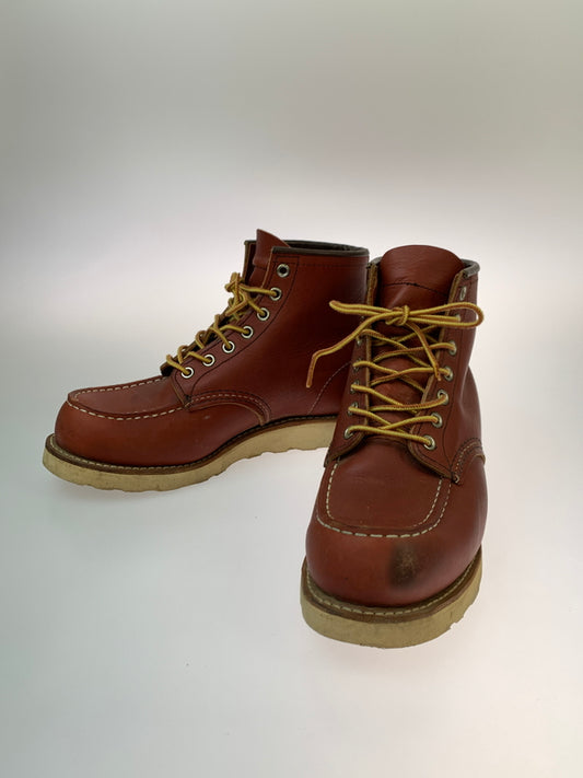 【中古品】【メンズ】 RED WING レッドウィング IRISH SETTER 8875 犬タグ復刻 アイリッシュセッター ブーツ メンズ シューズ 靴 クラシック モックトゥ ワークブーツ 164-260825-em-02-min サイズ：25.0cm カラー：レッドブラウン 万代Net店