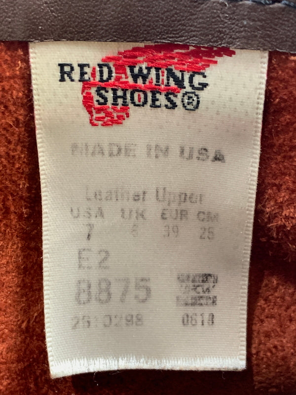 【中古品】【メンズ】 RED WING レッドウィング IRISH SETTER 8875 犬タグ復刻 アイリッシュセッター ブーツ メンズ シューズ 靴 クラシック モックトゥ ワークブーツ 164-260825-em-02-min サイズ：25.0cm カラー：レッドブラウン 万代Net店