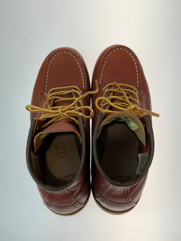 【中古品】【メンズ】 RED WING レッドウィング IRISH SETTER 8875 犬タグ復刻 アイリッシュセッター ブーツ メンズ シューズ 靴 クラシック モックトゥ ワークブーツ 164-260825-em-02-min サイズ：25.0cm カラー：レッドブラウン 万代Net店