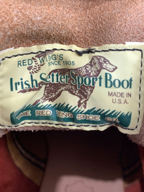 【中古品】【メンズ】 RED WING レッドウィング IRISH SETTER 8875 犬タグ復刻 アイリッシュセッター ブーツ メンズ シューズ 靴 クラシック モックトゥ ワークブーツ 164-260825-em-02-min サイズ：25.0cm カラー：レッドブラウン 万代Net店