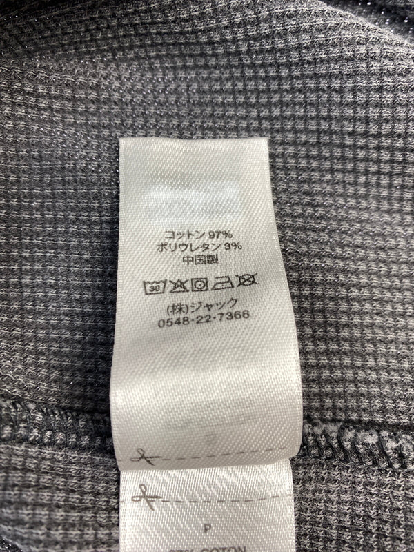 【中古品】【メンズ】 STUSSY ステューシー THERMAL WASHED サーマル ウォッシュド 長袖 Tシャツ ティーシャツ ロングスリーブ 142-260830-hu-53-min サイズ：S カラー：グレー 万代Net店