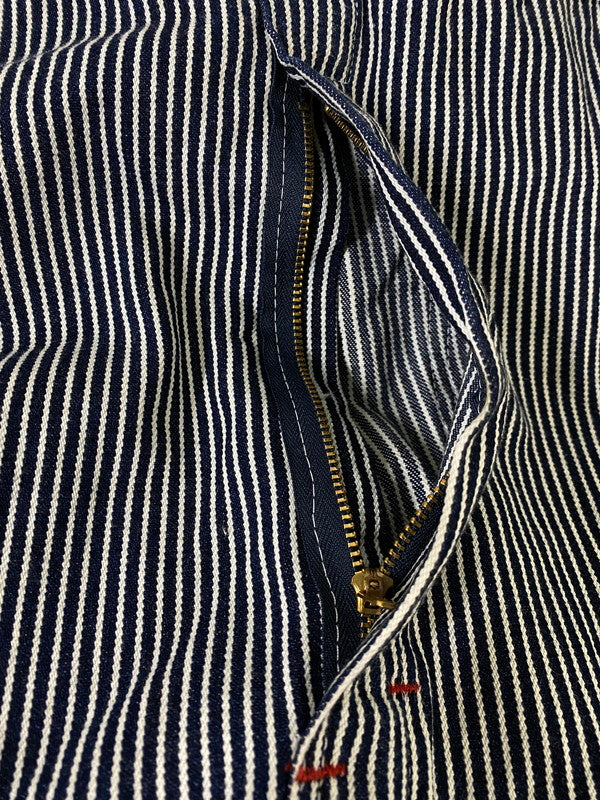 【中古品】【メンズ】 DICKIES ディッキーズ OVERALLLS オーバーオール メンズ つなぎ サロペット オールインワン 146-260901-em-40-min サイズ：34×32 カラー：ネイビー/ホワイト 万代Net店
