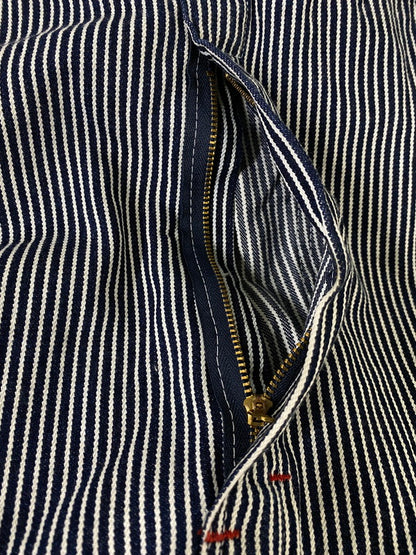 【中古品】【メンズ】 DICKIES ディッキーズ OVERALLLS オーバーオール メンズ つなぎ サロペット オールインワン 146-260901-em-40-min サイズ：34×32 カラー：ネイビー/ホワイト 万代Net店