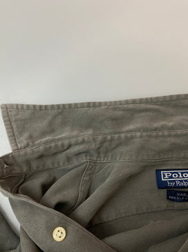 【中古品】【メンズ】 POLO RALPH LAUREN ポロ・ラルフローレン MARLOWE マーロウ 長袖シャツ ボタンダウン メンズ トップス 146-260825-em-36-min サイズ：M カラー：グレー 万代Net店