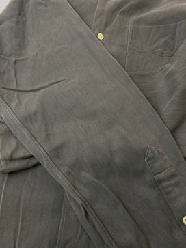 【中古品】【メンズ】 POLO RALPH LAUREN ポロ・ラルフローレン MARLOWE マーロウ 長袖シャツ ボタンダウン メンズ トップス 146-260825-em-36-min サイズ：M カラー：グレー 万代Net店