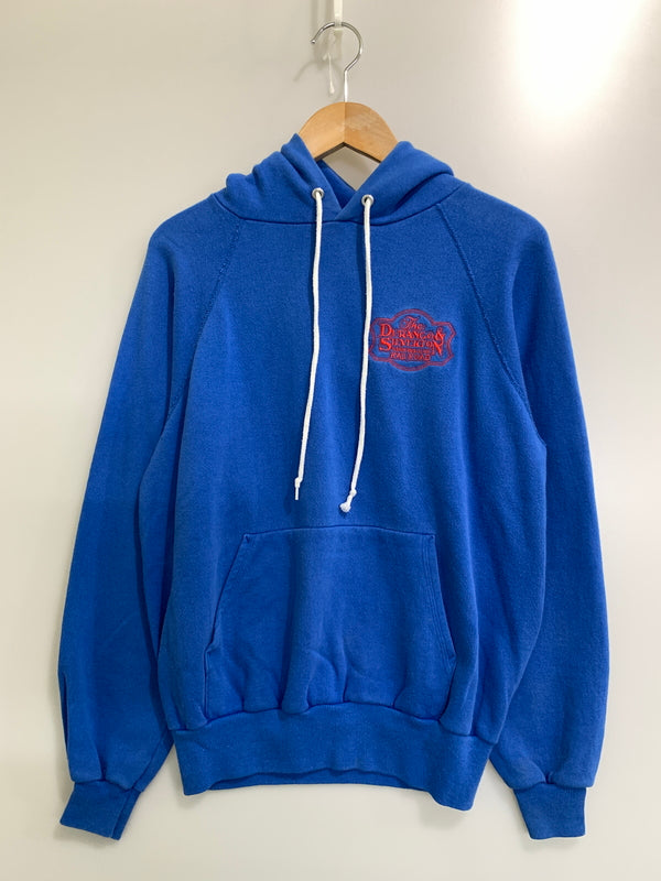 【中古品】【メンズ】 HANES ヘインズ USA製 フーディー 長袖 ロングスリーブ パーカー 147-260827-hu-24-min サイズ：M 38-40 カラー：ブルー 万代Net店