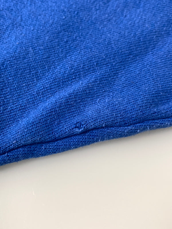 【中古品】【メンズ】 HANES ヘインズ USA製 フーディー 長袖 ロングスリーブ パーカー 147-260827-hu-24-min サイズ：M 38-40 カラー：ブルー 万代Net店
