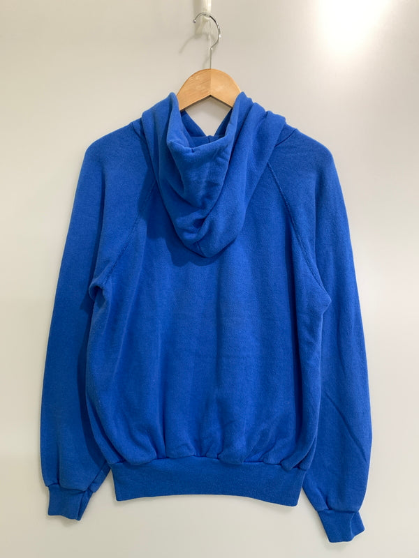 【中古品】【メンズ】 HANES ヘインズ USA製 フーディー 長袖 ロングスリーブ パーカー 147-260827-hu-24-min サイズ：M 38-40 カラー：ブルー 万代Net店