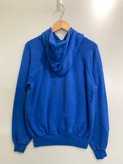 【中古品】【メンズ】 HANES ヘインズ USA製 フーディー 長袖 ロングスリーブ パーカー 147-260827-hu-24-min サイズ：M 38-40 カラー：ブルー 万代Net店