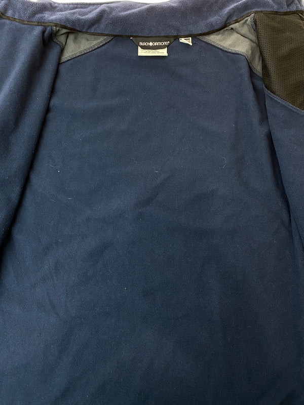 【中古品】【メンズ】 BLACK DIAMOND ブラックダイヤモンド SOFT SHELL JACKET ソフトシェルジャケット アウター 144-260909-yn-34-min サイズ：XXL カラー：グレー/ネイビー 万代Net店