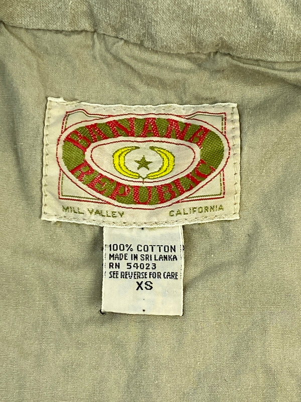 【中古品】【メンズ】 BANANA REPUBRIC バナナ リパブリック 80S ベスト 80年代 ヴィンテージ 146-260830-hu-57-min サイズ：XS カラー：ベージュ系 万代Net店