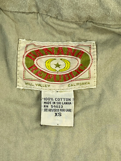 【中古品】【メンズ】 BANANA REPUBRIC バナナ リパブリック 80S ベスト 80年代 ヴィンテージ 146-260830-hu-57-min サイズ：XS カラー：ベージュ系 万代Net店