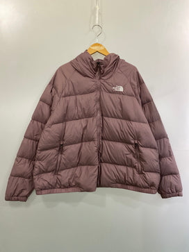 【中古品】【レディース】 THE NORTH FACE ザ・ノースフェイス WOMANS HYIDRENALITE DOWN HOODIE ウィメンズ ハイドレナライト ダウン フーディ レディース アウター ダウンジャケット ジップ 144-260825-em-39-min サイズ：3X カラー：スモークピンク 万代Net店