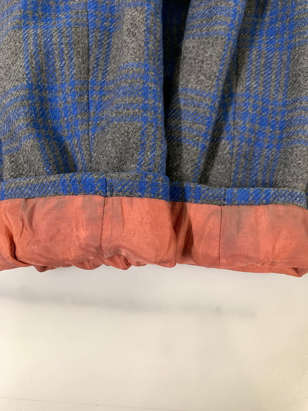 【中古品】【メンズ】 OLDGAP オールドギャップ テーラード ジャケット 上着 アウター 147-260827-hu-30-min サイズ：S カラー：グレー/ブルー（チェック） 万代Net店