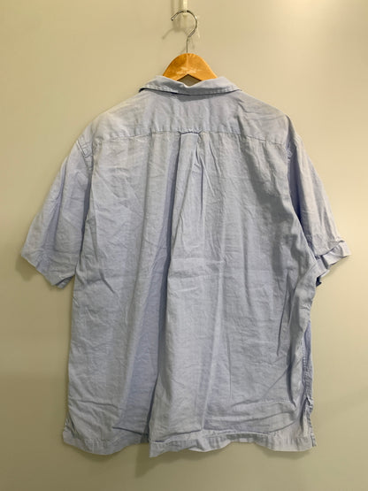 【中古品】【メンズ】 POLO BY RALPH LAUREN ポロバイラルフローレン オープンカラーシャツ 半袖 シャツ ショートスリーブ 146-260829-hu-03-min サイズ：ＸＬ カラー：ブルー 万代Net店