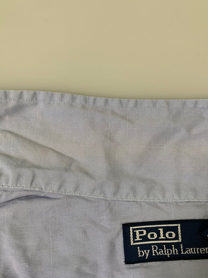 【中古品】【メンズ】 POLO BY RALPH LAUREN ポロバイラルフローレン オープンカラーシャツ 半袖 シャツ ショートスリーブ 146-260829-hu-03-min サイズ：ＸＬ カラー：ブルー 万代Net店