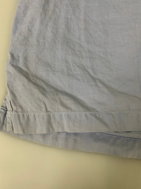 【中古品】【メンズ】 POLO BY RALPH LAUREN ポロバイラルフローレン オープンカラーシャツ 半袖 シャツ ショートスリーブ 146-260829-hu-03-min サイズ：ＸＬ カラー：ブルー 万代Net店