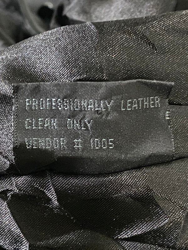 【中古品】【メンズ】 GUESS ゲス LEATHER COAT レザー コート メンズ アウター 141-260904-em-02-min サイズ：L カラー：ブラック 万代Net店