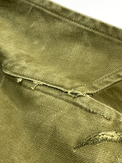 【中古品】【メンズ】 FRENCH ARMY フレンチアーミー 50S M-47 JACKET 前期 ミリタリージャケット アウター 146-260910-ta-11-min サイズ：サイズ不明 カラー：カーキ 万代Net店
