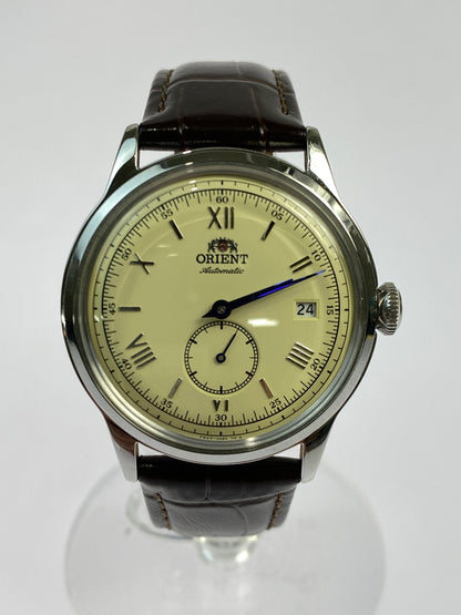 【中古品】【メンズ】 ORIENT オリエント F622-UAB0 腕時計 アナログ ウォッチ 198-260827-hu-19-min カラー：クリーム色/ブラウン 万代Net店