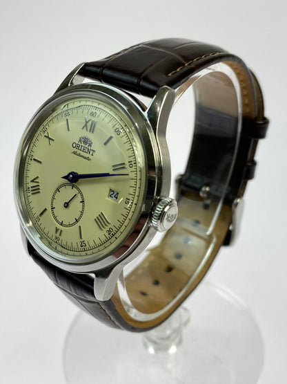 【中古品】【メンズ】 ORIENT オリエント F622-UAB0 腕時計 アナログ ウォッチ 198-260827-hu-19-min カラー：クリーム色/ブラウン 万代Net店