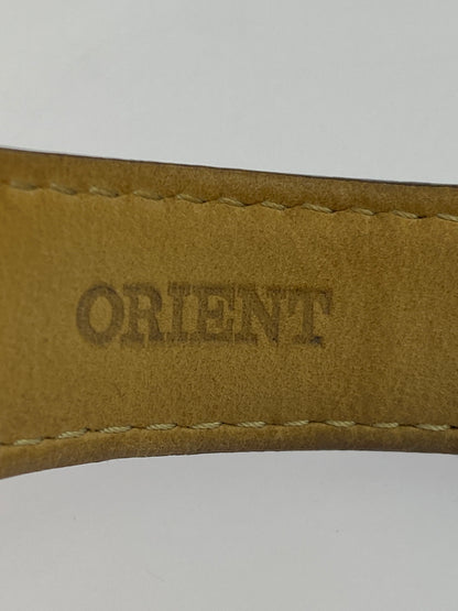 【中古品】【メンズ】 ORIENT オリエント F622-UAB0 腕時計 アナログ ウォッチ 198-260827-hu-19-min カラー：クリーム色/ブラウン 万代Net店