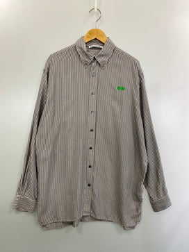 【中古品】【メンズ】 ACNE STUDIOS アクネストゥディオズ STRIPE SHIRT FN-MN-SHIR000592 ストライプシャツ メンズ 長袖シャツ 141-260825-em-50-min サイズ：44 カラー：ネイビー/ホワイト（ストライプ） 万代Net店