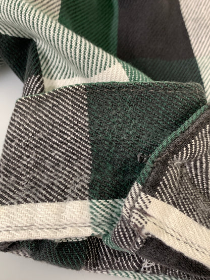 【中古品】【メンズ】 FIVE BROTHERS ファイブ ブラザー 90S HEAVY FLANNEL SHIRT 90年代 ヘビー フランネル シャツ チェック 長袖 ロングスリーブ 146-260827-hu-28-min サイズ：L カラー：グリーン/ブラック/ホワイト（チェック） 万代Net店