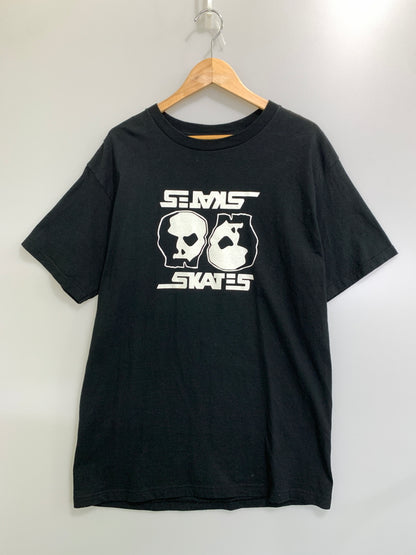 【中古品】【メンズ】 SKULL SKATES スカル スケーツ 00S LOGO TEE 00年代 ロゴ ティー 半袖 Tシャツ ショートスリーブ 146-260829-hu-17-min サイズ：L カラー：ブラック 万代Net店