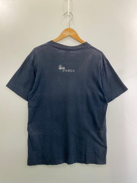 【現状渡し品】【メンズ】 OLD STUSSY オールド ステューシー90S ANGELS TEE 90年代 エンジェル 半袖 Tシャツ メンズ トップス ヴィンテージ 142-260825-em-57-min サイズ：M カラー：ネイビー 万代Net店
