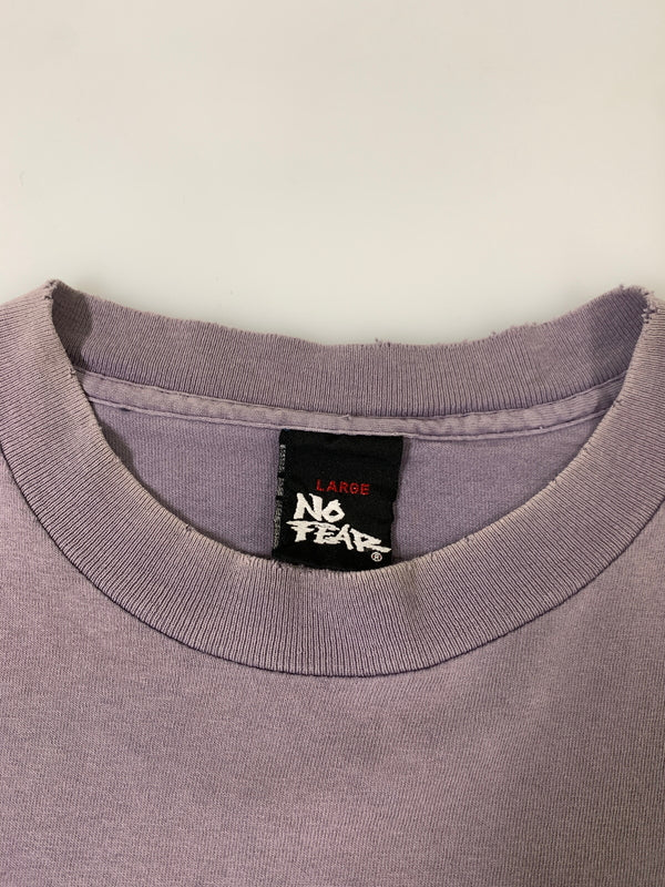 【中古品】【メンズ】 NO FEAR ノーフィアー 90S S S TEE 90年代 ショートスリーブ ティーシャツ Tシャツ 半袖 146-260829-hu-07-min サイズ：Ｌ カラー：パープル 万代Net店
