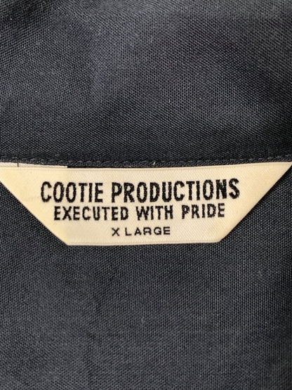 【中古品】【メンズ】 COOTIE クーティー S S OPEN COLOR SHIRT ショートスリーブ オープン カラー シャツ 半袖シャツ 142-260829-hu-18-min サイズ：XL カラー：ブラック 万代Net店