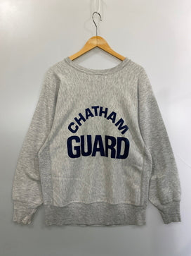 【現状渡し品】【メンズ】 CHAMPION チャンピオン 90S CHATHAM GUARD REVERSEWEAVE SWEATSHIRT チャタム ガード リバースウィーブ スウェットシャツ メンズ トップス トレーナー 90年代 ヴィンテージ 146-260825-em-42-min サイズ：L カラー：グレー 万代Net店