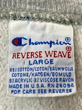 【現状渡し品】【メンズ】 CHAMPION チャンピオン 90S CHATHAM GUARD REVERSEWEAVE SWEATSHIRT チャタム ガード リバースウィーブ スウェットシャツ メンズ トップス トレーナー 90年代 ヴィンテージ 146-260825-em-42-min サイズ：L カラー：グレー 万代Net店