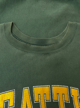 【現状渡し品】【メンズ】 CHAMPION チャンピオン 90S SEATTLE SUPERSONICS REVERSEWEAVE SWEATSHIRT リバースウィーブ スウェットシャツ メンズ トップス トレーナー 146-260825-em-37-min サイズ：L カラー：グリーン 万代Net店