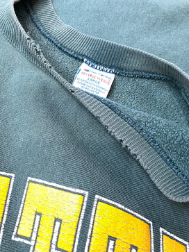 【現状渡し品】【メンズ】 CHAMPION チャンピオン 90S SEATTLE SUPERSONICS REVERSEWEAVE SWEATSHIRT リバースウィーブ スウェットシャツ メンズ トップス トレーナー 146-260825-em-37-min サイズ：L カラー：グリーン 万代Net店