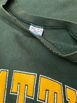 【現状渡し品】【メンズ】 CHAMPION チャンピオン 90S SEATTLE SUPERSONICS REVERSEWEAVE SWEATSHIRT リバースウィーブ スウェットシャツ メンズ トップス トレーナー 146-260825-em-37-min サイズ：L カラー：グリーン 万代Net店