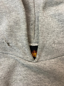 【現状渡し品】【メンズ】 OLD THRASHER オールド スラッシャー 00S JASON CHRISTIAN AND MARK HOODIE ジェイソン クリスチャン アンド マーク フーディー パーカー メンズ トップス 146-260825-em-63-min サイズ：M カラー：グレー 万代Net店