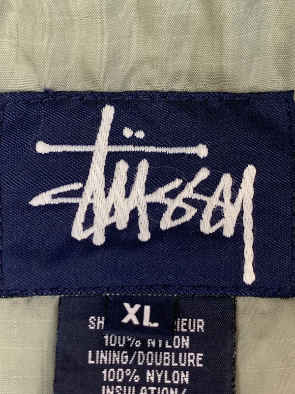 【中古品】【メンズ】 OLD STUSSY オールド ステューシー 90S QUILTING JACKET 90年代 キルティングジャケット アウター ヴィンテージ 142-260903-hu-25-min サイズ：XL カラー：カーキグリーン 万代Net店