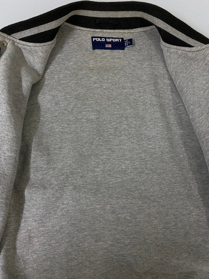 【中古品】【メンズ】 POLO SPORT ポロスポーツ 90S BLOUSON 90年代 ブルゾン メンズ アウター ジップアップジャケット 146-260904-em-04-min サイズ：L カラー：ブラック 万代Net店