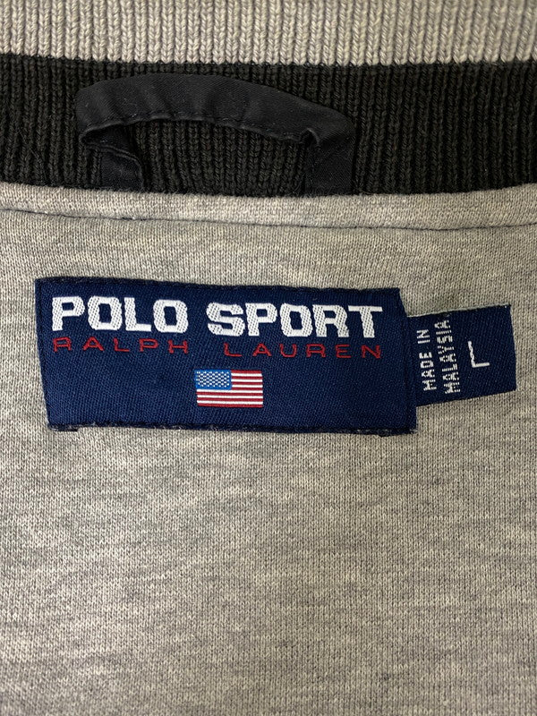 【中古品】【メンズ】 POLO SPORT ポロスポーツ 90S BLOUSON 90年代 ブルゾン メンズ アウター ジップアップジャケット 146-260904-em-04-min サイズ：L カラー：ブラック 万代Net店