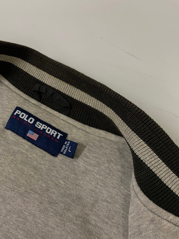 【中古品】【メンズ】 POLO SPORT ポロスポーツ 90S BLOUSON 90年代 ブルゾン メンズ アウター ジップアップジャケット 146-260904-em-04-min サイズ：L カラー：ブラック 万代Net店