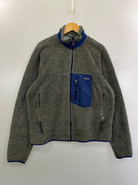 【中古品】【メンズ】 PATAGONIA パタゴニア 90S CLASSIC RETRO-X JACKET 23055 90年代 クラシック レトロX ジャケット メンズ フリース アウター 90年代 ヴィンテージ 144-260825-em-46-min サイズ：L カラー：グレー 万代Net店