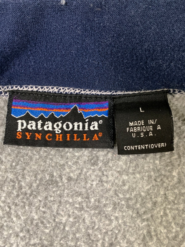 【中古品】【メンズ】 PATAGONIA パタゴニア SYNCHILLA VEST シンチラ ベスト アウター 144-260829-hu-02-min サイズ：Ｌ カラー：グレー 万代Net店
