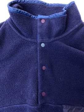 【中古品】【メンズ】 PATAGONIA パタゴニア 90S SYNCHILLA SNAP-T 90年代 シンチラ スナップ プルオーバー ジャケット フリース メンズ アウター ヴィンテージ 144-260825-em-43-min サイズ：L カラー：ダークパープル 万代Net店